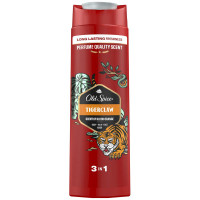 Гель для душа мужской и шампунь Old Spice Tiger Claw 2в1, 400мл