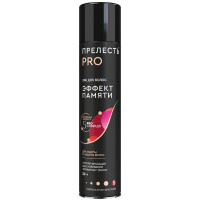 Лак для волос Прелесть Professional Эффект памяти сверхсильная фиксация, 300мл