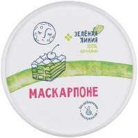 Сыр мягкий Маскарпоне 80% Зелёная Линия, 250г