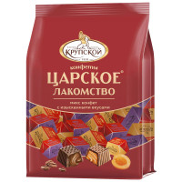 Конфеты Фабрика имени Крупской Царское Лакомство шоколадные, 210г Конфеты Фабрика имени Крупской Царское Лакомство шоколадные, 210г