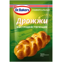 Дрожжи Dr. Bakers быстродействующие 7г Дрожжи Dr. Bakers быстродействующие 7г