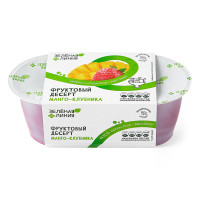 Десерт Манго-клубника Зелёная Линия, 200г Десерт Манго-клубника Зелёная Линия, 200г