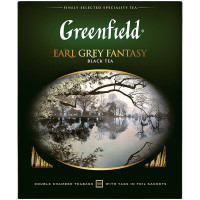 Чай Greenfield Earl Grey Fantasy чёрный в пакетиках, 100х2г Чай Greenfield Earl Grey Fantasy чёрный в пакетиках, 100х2г