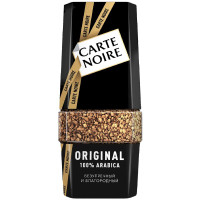 Кофе натуральный Carte Noire Ориджинал растворимый сублимированный, 190г