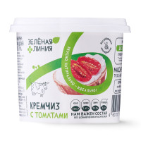 Сыр Кремчиз с томатами мягкий сливочный 70% Зелёная Линия, 140г