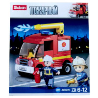 Конструктор Sluban Пожарный Пожарный Расчет, в ассортименте Конструктор Sluban Пожарный Пожарный Расчет, в ассортименте