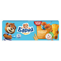 Пирожное Медвежонок Барни бисквитное с начинкой со вкусом варёного сгущённого молока, 150г