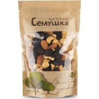 Смесь Семушка из жареных орехов и изюма, 150г