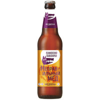 Медовуха Волковская Пивоварня Неправильный мёд светлая фильтрованная пастеризованная 4%, 450мл Медовуха Волковская Пивоварня Неправильный мёд светлая фильтрованная пастеризованная 4%, 450мл