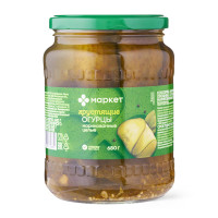 Огурцы маринованные Маркет, 680г Огурцы маринованные Маркет, 680г