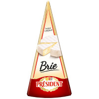 Сыр мягкий President Бри с белой плесенью 60%, 200г Сыр мягкий President Бри с белой плесенью 60%, 200г