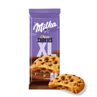 Печенье Milka XL Cookies с кусочками молочного шоколада, 138г