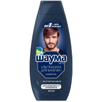 Шампунь мужской Шаума Ultra Сила для ежедневного применения с хмелем, 360мл