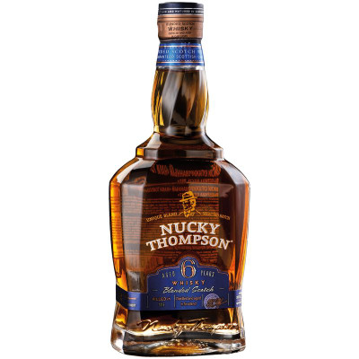 Изображение товара Виски купажированный Наки Томпсон Выдержка шесть лет,  0,5 л