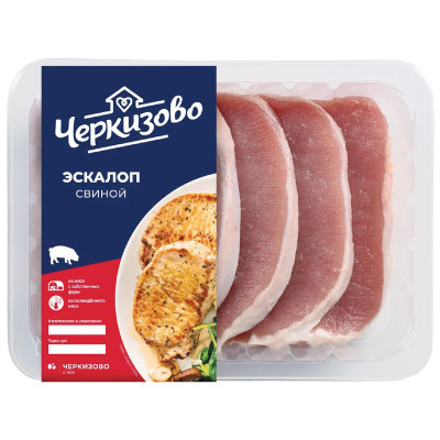 Изображение товара Эскалоп Черкизово свиной охлажденный 500г