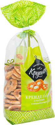 Изображение товара Крендельки Черёмушки Круанте слоёные в сахарной глазури 350г