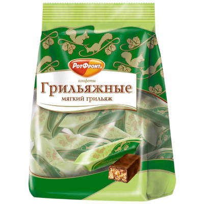 Изображение товара Конфеты Рот Фронт Грильяжные глазированные, 200г