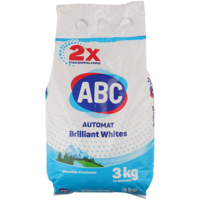 Изображение товара Порошок ABC Свежесть гор для стирки белья, 3кг