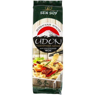 Изображение товара Лапша Sen Soy Udon пшеничная, 300г
