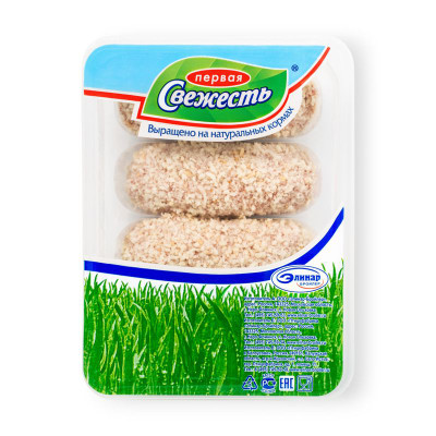 Изображение товара Котлеты Первая Свежесть Гармония из мяса цыплёнка охлаждённые, 450г