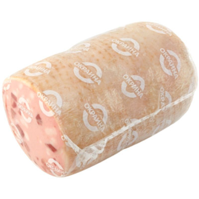 Изображение товара Колбаса Окраина С Языком В Шпиге изделие вареное категории В