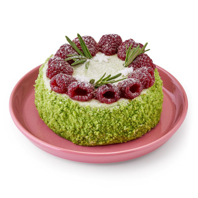 Изображение товара Бенто-торт Mon Realle Фисташковый с малиной, 350г