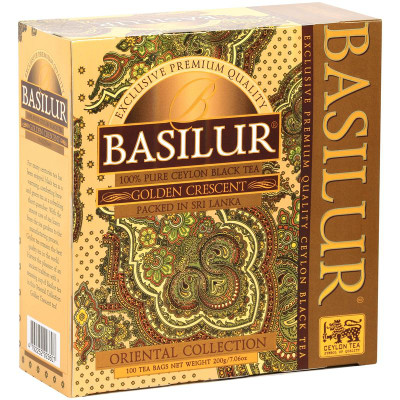 Изображение товара Чай Basilur Восточная коллекция Золотой Месяц чёрный в пакетиках, 100х2г