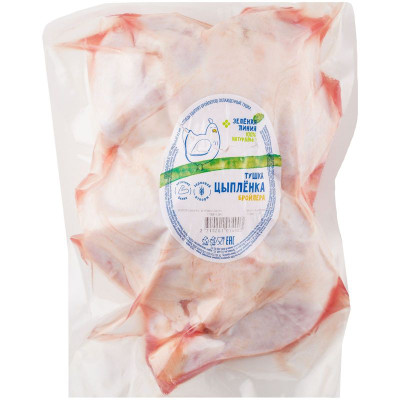 Изображение товара Тушка цыплёнка на зерновом откорме Зелёная Линия