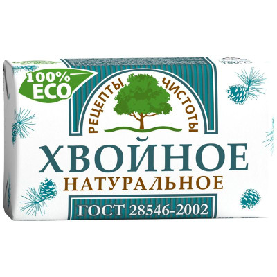 Изображение товара Мыло Рецепты Чистоты хвойное, 200г