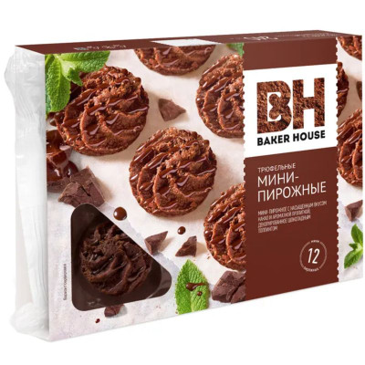 Изображение товара Мини-пирожные Baker House Трюфель, 240г