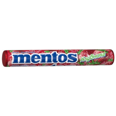 Изображение товара Драже Mentos жевательные со вкусом клубники, 37.5г