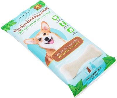 Изображение товара Лакомство Зубочистики для здоровья костей и суставов для собак 10-25кг, 90г