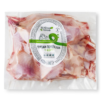 Изображение товара Тушки перепелов потрошеные охлаждённые Зелёная Линия
