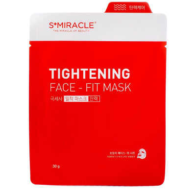 Изображение товара Маска тканевая для лица S+MiracleTightening Magic-Fit Mask подтягивающая, 30г