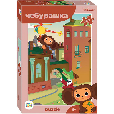 Изображение товара Игра настольная Мозаика Чебурашка Step Puzzle Company пазлы 260 элементов
