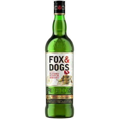 Изображение товара Виски Fox&Dogs купажированный 40%, 500мл