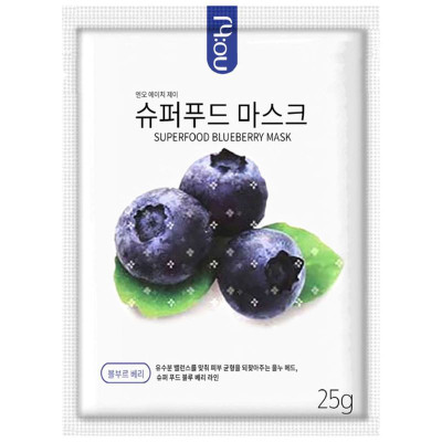 Изображение товара Маска тканевая для лица Nohj Super Food с черникой, 25г