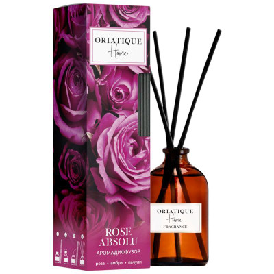 Изображение товара Аромадиффузор Oriatique Rose Absolu с ароматом розы амбры и пачули, 40мл