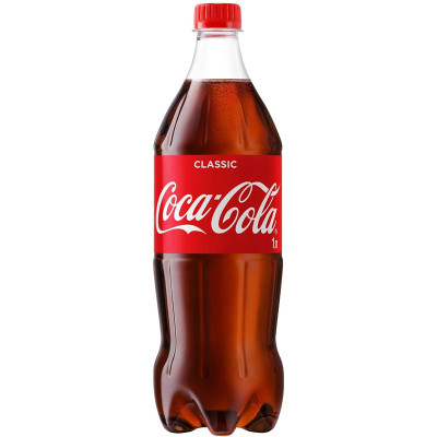 Изображение товара Напиток газированный Coca-Cola, 1л