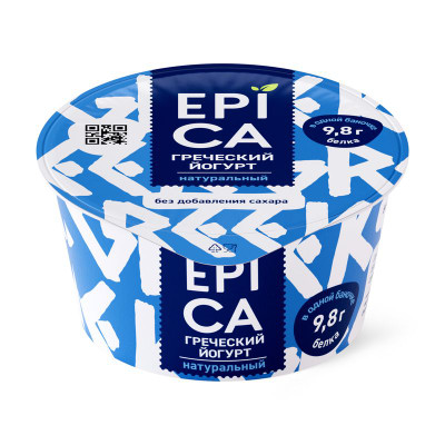 Изображение товара Йогурт Epica греческий 2.5%, 130г