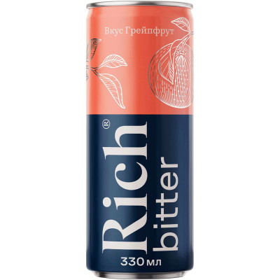 Изображение товара Тоник Rich bitter грейпфрут, 330мл