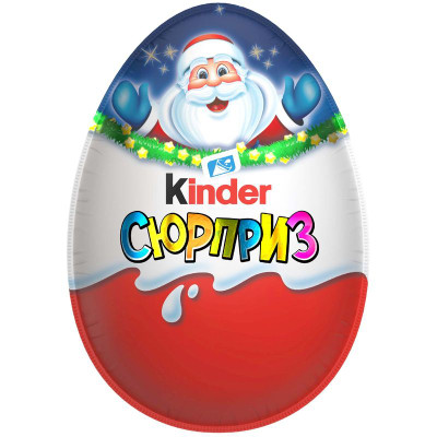 Изображение товара Яйцо шоколадное Kinder сюрприз Christmas с игрушкой в ассортименте, 20г
