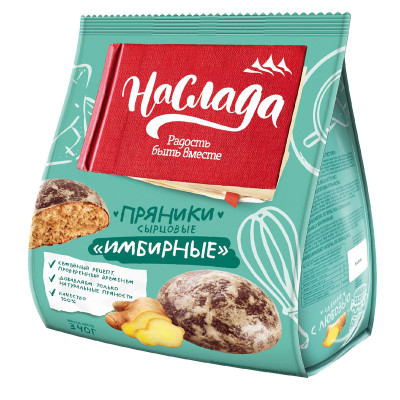 Изображение товара Пряник Наслада Имбирный, 340г