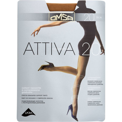 Изображение товара Колготки Omsa Attiva 20 Natural Размер 2