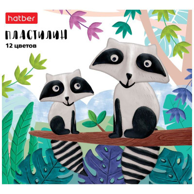 Изображение товара Пластилин Hatber Классический со стеком, 12 цветов