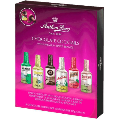 Изображение товара Набор шоколадных конфет Anthon Berg Chocolate Cocktails, 125г
