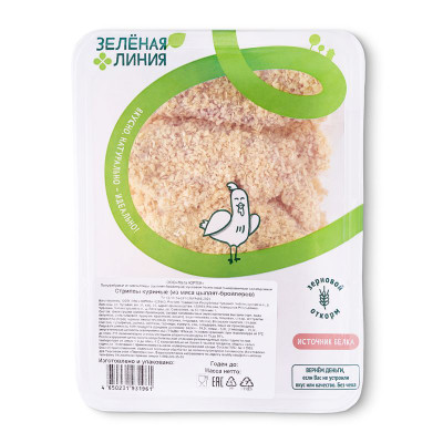 Изображение товара Стрипсы куриные охлаждённые Зелёная Линия, 300г