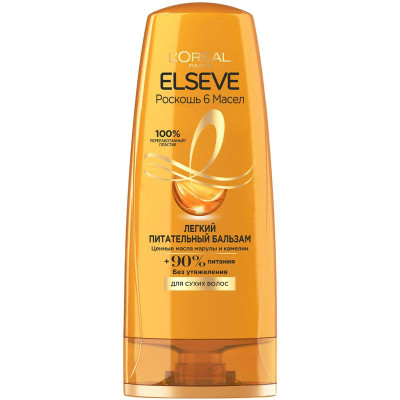 Изображение товара Бальзам L'oreal Paris Elseve Роскошь 6 Масел питательный для волос 400мл