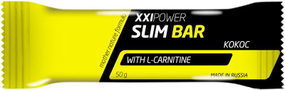 Изображение товара Батончик XXI Power Slim Bar со вкусом кокоса с L-карнитином, 50г