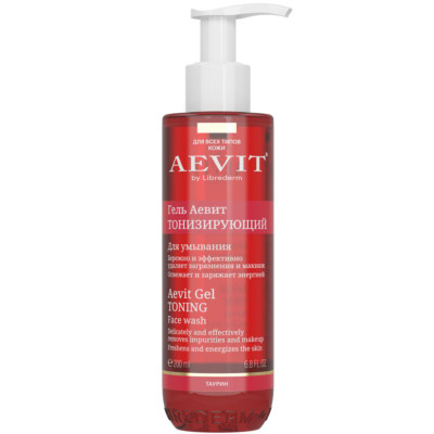 Изображение товара Гель для умывания Librederm Aevit тонизирующий для всех типов кожи, 200мл